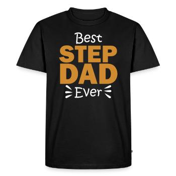Meilleur cadeau de beau-père de beau-père pour beau-père - T-shirt Premium bio Homme - noir - Devant - Nico (187cm)