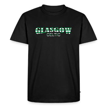 glasgow celtic 3 - Men's Premium Organic T-Shirt - black - Front - Nico (187cm)