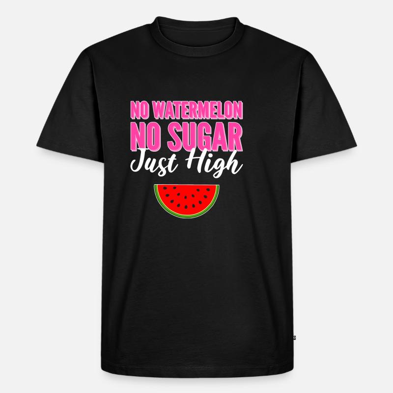 Nur hoch Süßooth Geschenk - Männer Premium Bio T-Shirt - Schwarz