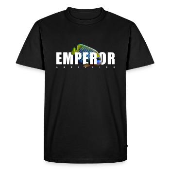 Empereur Poisson-ange Gardien de l’aquarium marin - T-shirt Premium bio Homme - noir - Devant - Nico (187cm)