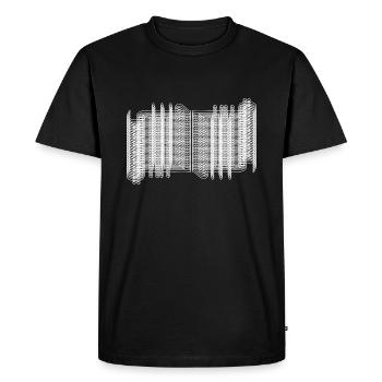 habibi - arabic word for sweetheart/bro - modern - Männer Premium Bio T-Shirt - Schwarz - Vorne - Nico (187cm)