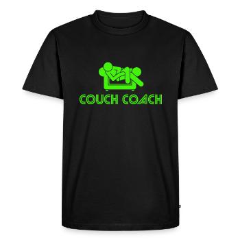 Coach Character Builder Attitude - T-shirt Premium bio Homme - noir - Devant - Nico (187cm)
