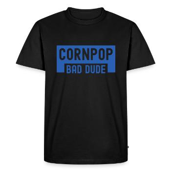Corn Pop était un mauvais mec Retro Cornpop Meme - T-shirt Premium bio Homme - noir - Devant - Nico (187cm)