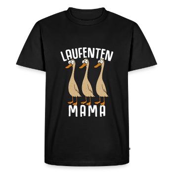 Canard Gardien de canard Éleveur de canards Éleveur de canards - T-shirt Premium bio Homme - noir - Devant - Nico (187cm)