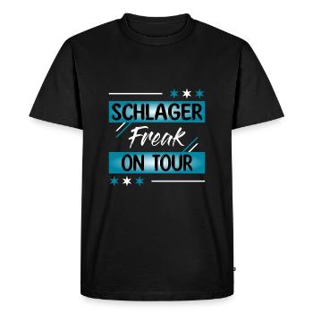 Schlagerfreak en tournée - T-shirt Premium bio Homme - noir - Devant - Nico (187cm)