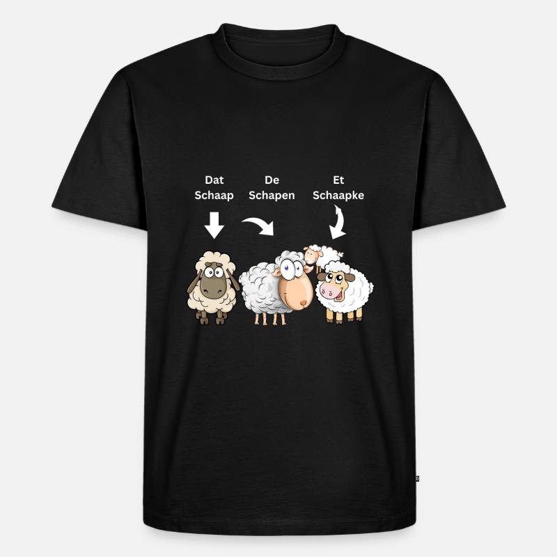 Dat Schap - Männer Premium Bio T-Shirt - Schwarz