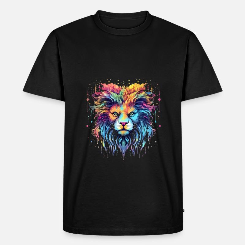 King Leon - Männer Premium Bio T-Shirt - Schwarz