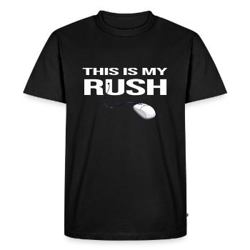 Gamer Nerds Online Gameplay Rush Gambler Community - Men's Premium Organic T-Shirt - black - Front - Nico (187cm)