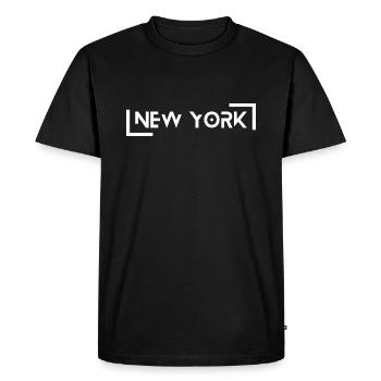New York - T-shirt Premium bio Homme - noir - Devant - Nico (187cm)