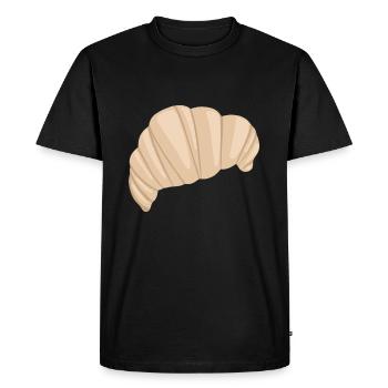 Croissant Symbol Essen - T-shirt Premium bio Homme - noir - Devant - Nico (187cm)