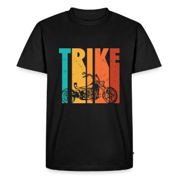 Cadeaux pour trikers - T-shirt Premium bio Homme - noir - Devant - Nico (187cm)
