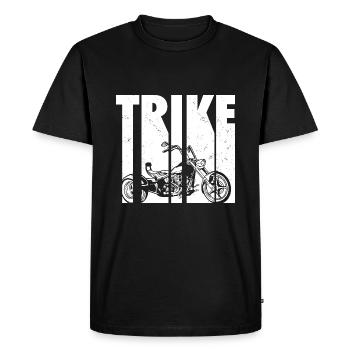Trike Moto Triker Trikes Motocycliste Trike - T-shirt Premium bio Homme - noir - Devant - Nico (187cm)