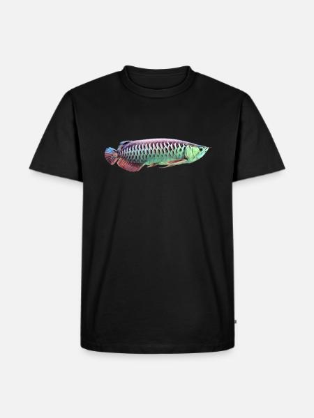 Asian Arowana Monster Fish Keeper - Men's Premium Organic T-Shirt - black