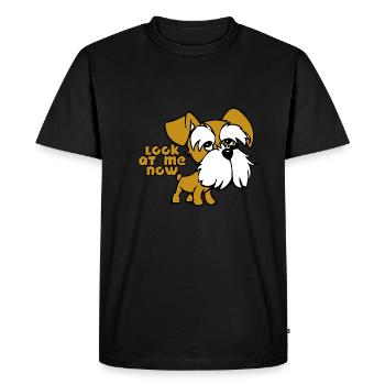 800 000 00 - T-shirt Premium bio Homme - noir - Devant - Nico (187cm)
