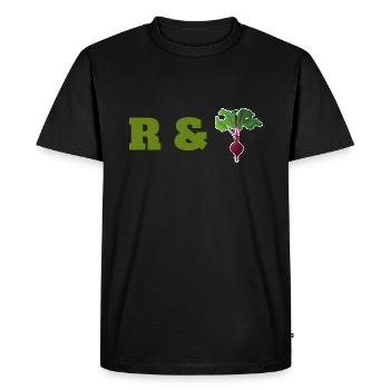 Légumes Betteraves fraîches Farmers Music Vegan - T-shirt Premium bio Homme - noir - Devant - Nico (187cm)