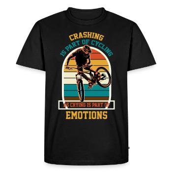1 32 - Men's Premium Organic T-Shirt - black - Front - Nico (187cm)