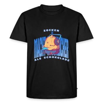 Gaming Gamer Gift Dire Gaming - T-shirt Premium bio Homme - noir - Devant - Nico (187cm)