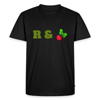 Légumes Betteraves fraîches Farmers Music Vegan - T-shirt Premium bio Homme - noir - Devant - Nico (187cm)