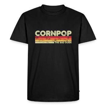 Corn Pop était un mauvais mec Retro Cornpop Meme - T-shirt Premium bio Homme - noir - Devant - Nico (187cm)
