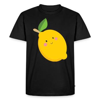 citron - T-shirt Premium bio Homme - noir - Devant - Nico (187cm)