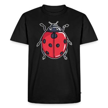 Coccinelle - T-shirt Premium bio Homme - noir - Devant - Nico (187cm)