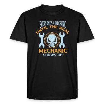 Mécanicien Voiture Tournevis Mécatronique Technicien Voiture - T-shirt Premium bio Homme - noir - Devant - Nico (187cm)
