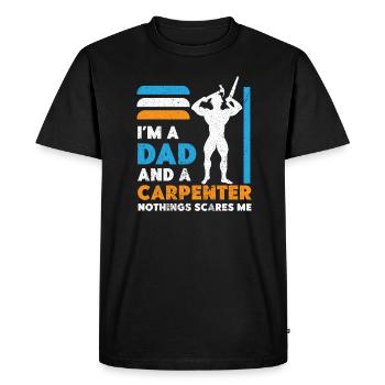 Carpenter Carpenter Carpenter Craft Journeyman - Men's Premium Organic T-Shirt - black - Front - Nico (187cm)