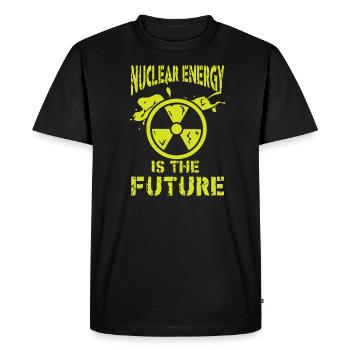 Nuclear Power Plant Nuclear Power Nuclear Climate Change - Men's Premium Organic T-Shirt - black - Front - Nico (187cm)