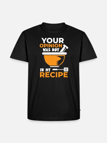 Cuisinier Chef étoilé Gastro Restaurant - T-shirt Premium bio Homme - noir