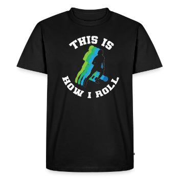 Football player Footballer Football - Men's Premium Organic T-Shirt - black - Front - Nico (187cm)