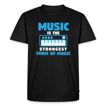 Musiciens Musique Groupe de musique Musikverein Instrument - T-shirt Premium bio Homme - noir - Devant - Nico (187cm)