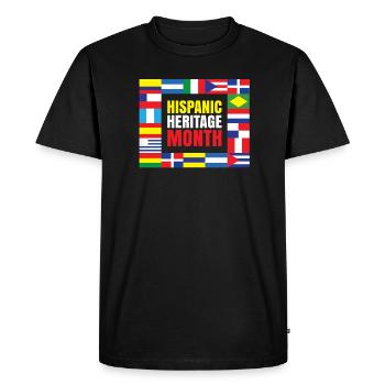 Mois du patrimoine hispanique pour tous les articles par - T-shirt Premium bio Homme - noir - Devant - Nico (187cm)