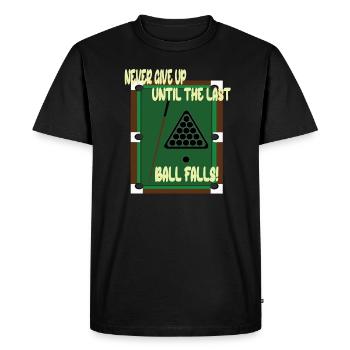 Billard Billard Boule De billard Triangle de billard Kö - T-shirt Premium bio Homme - noir - Devant - Nico (187cm)