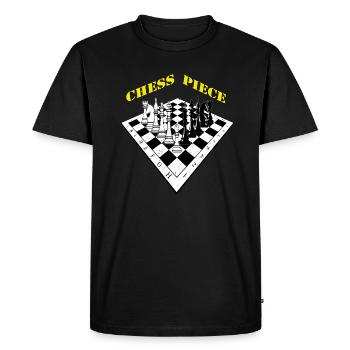 Joueur d’échecs Tournoi d’échecs d’échiquier - T-shirt Premium bio Homme - noir - Devant - Nico (187cm)