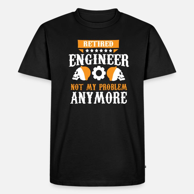 Ingenieur Techniker Technisches System - Männer Premium Bio T-Shirt - Schwarz