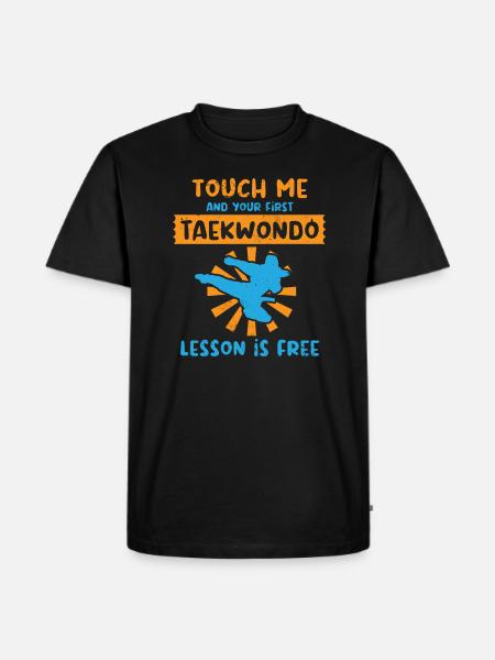 Kampfsport Selbstverteidigung Kampfkunst - Männer Premium Bio T-Shirt - Schwarz