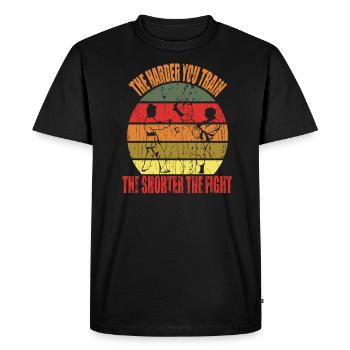 Arts martiaux Combattants de combat d’autodéfense - T-shirt Premium bio Homme - noir - Devant - Nico (187cm)