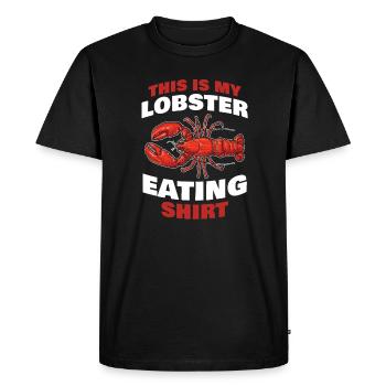 This is my seafood crustacean that - Men's Premium Organic T-Shirt - black - Front - Nico (187cm)
