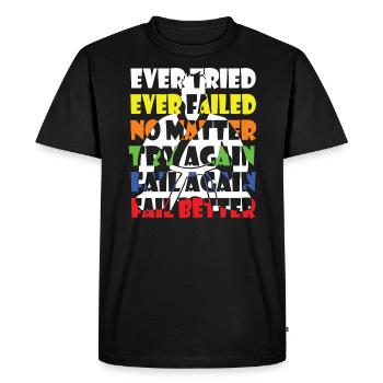 Karaté Arts Martiaux Ceinture Noire Dan Ceinture Noire - T-shirt Premium bio Homme - noir - Devant - Nico (187cm)