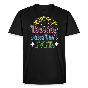 Teacher Teacher Training School Learning Primary School - Men's Premium Organic T-Shirt - black - Front - Nico (187cm)
