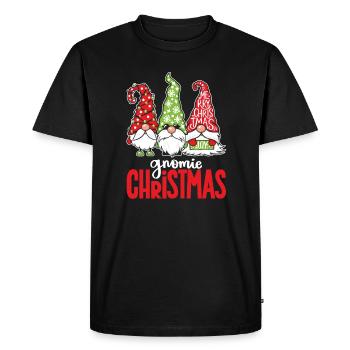 Gnomie Chritsmas pour Gnomie Fan - T-shirt Premium bio Homme - noir - Devant - Nico (187cm)