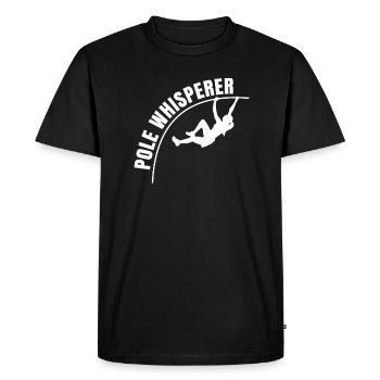 Murmure de tige pour tous les fans d’athlétisme - T-shirt Premium bio Homme - noir - Devant - Nico (187cm)