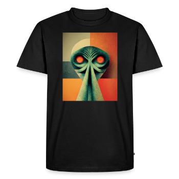 Alinen bauhaus Vintage Style v 01 - T-shirt Premium bio Homme - noir - Devant - Nico (187cm)