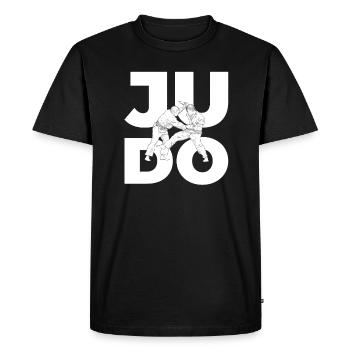 Designs sportifs de judo amusants pour les fans de judo - T-shirt Premium bio Homme - noir - Devant - Nico (187cm)