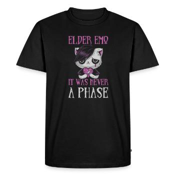 Elder Emo was never a phase for Goth Fan - Men's Premium Organic T-Shirt - black - Front - Nico (187cm)