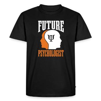 Futurs psychologues - T-shirt Premium bio Homme - noir - Devant - Nico (187cm)
