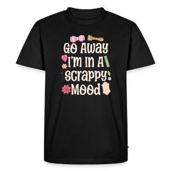 Go Away Je suis d’humeur déchaînée pour tout le monde - T-shirt Premium bio Homme - noir - Devant - Nico (187cm)