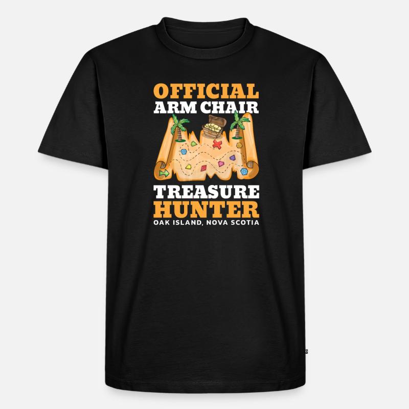 Offizieller Sessel-schatzsucher - Männer Premium Bio T-Shirt - Schwarz