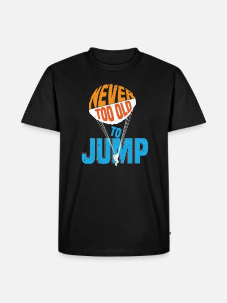 Skydiving Parachute Air Sports - Men's Premium Organic T-Shirt - black