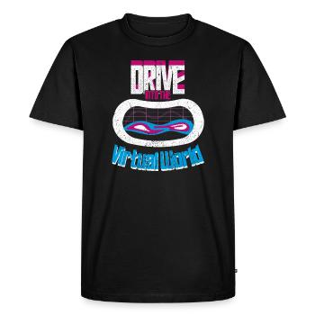 VR Glasses Virtual Reality Gaming - Men's Premium Organic T-Shirt - black - Front - Nico (187cm)